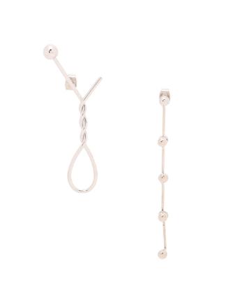 ドットアシメピアス