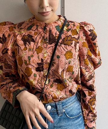 【ULLA JOHNSON】フローラル柄コットンブラウス