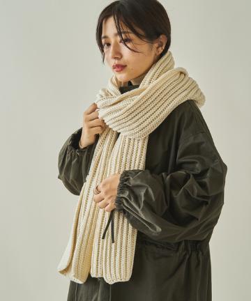 ＊ロングニットマフラー