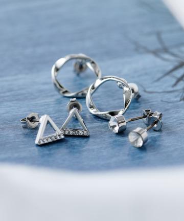 SETピアス トライアングル