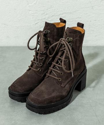 stilmoda スエードトレッキングヒールブーツ