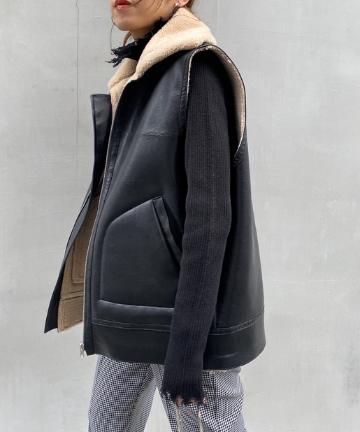 フェイクムートンベスト