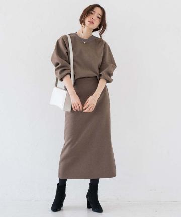 ウーリージャージスカート