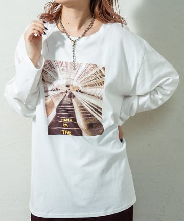 メッセージフォトロングTシャツ