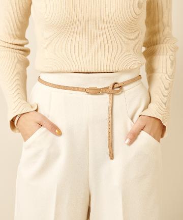 レザー細ベルト