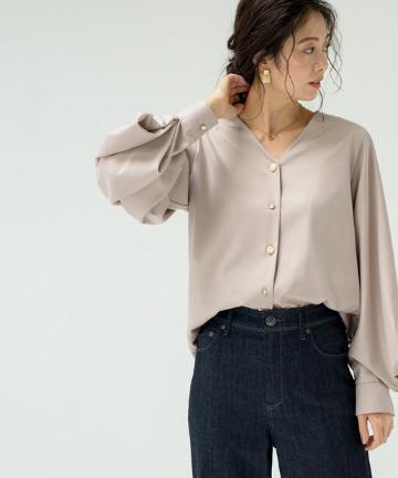 アソートボタンブラウス