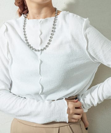 ジャガードメロウプルオーバー