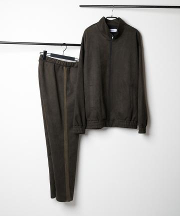 フェイクスウェードZIPブルゾン(セットアップ可)