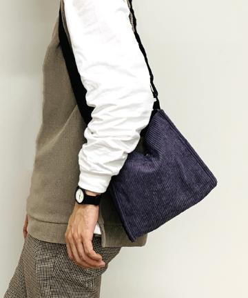 【WEB限定カラー】コーデュロイミニバッグ