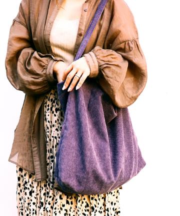 【WEB限定カラー】コーデュロイワンショルダーバッグ