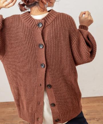 natural couture(ナチュラルクチュール) ぽわんスリーブ２ＷＡＹカーディガン