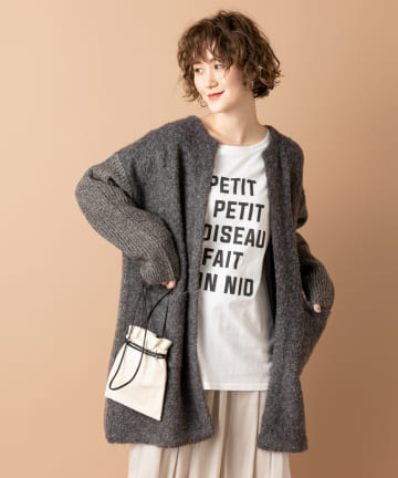 un dix cors(アンディコール) ここでしか手に入らない！【WEB限定】リングヤーンニットカーディガン