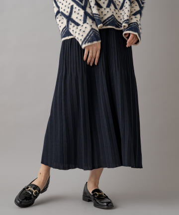 ニットプリーツスカート