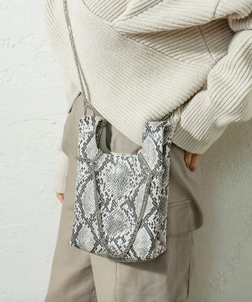 WEB限定 loti ダブルチェーンミニBAG