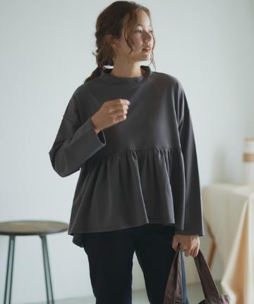 【WEB限定】Du noirミニ裏毛プルオーバー
