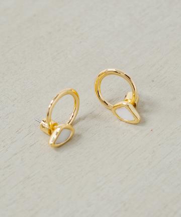 【JENNY BIRD/ジェニーバード】オパールサークルピアス