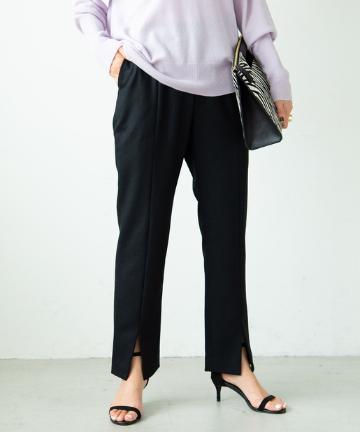 フラノフロントスリットパンツ