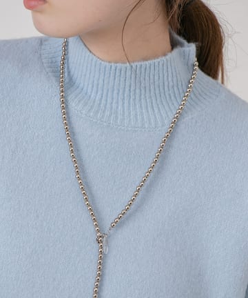 【Thank Mat'l.】ネイティブボールロングネックレスS