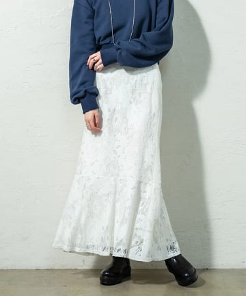 レースマーメイドスカート