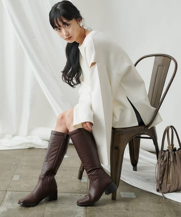 【WEB限定】ダンボールショルダーカット長袖プルオーバー