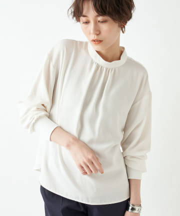 ここでしか手に入らない【WEB限定・手洗い可】ベネシャンスタンドブラウス