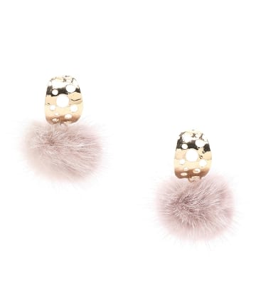 OUTLET(アウトレット) 【Discoat】SPすかし平カーブ×ミンクピアス