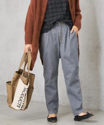 【日本製】スーピマストレッチデニムパンツ