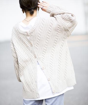 prose verse(プロズヴェール) 《WEB限定》前後2wayフェイクレイヤードニット