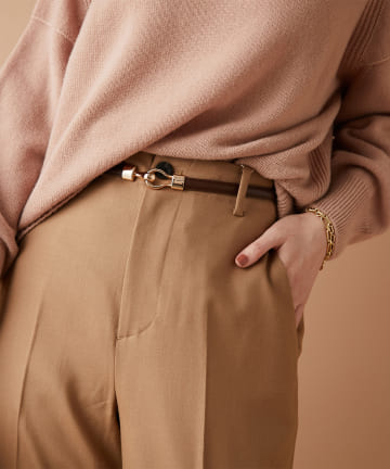 【コーディネートのアクセントに】スライドクロスベルト