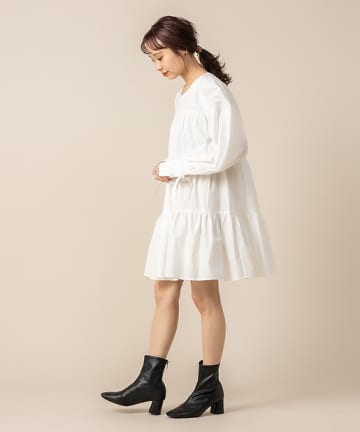 [mline]ティアードワンピース