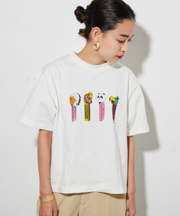 【PEZ（ペッツ）×ear】プリントTシャツ