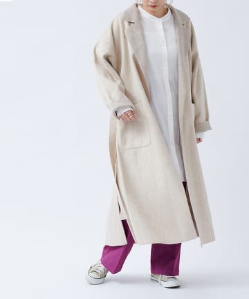 【WEB限定】ミックスシャギーダブルフェイスコーディガン