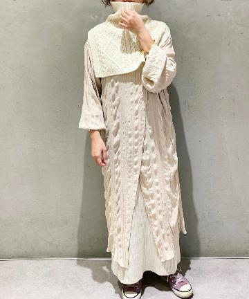 ワッシャー2WAYロングチュニック