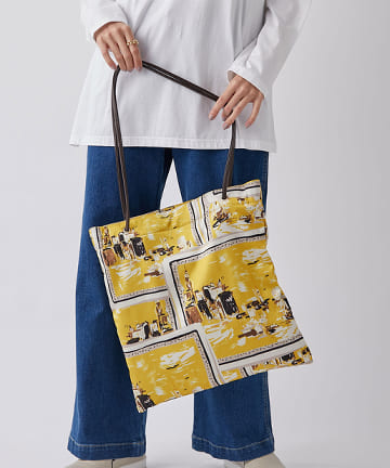 ドローイング柄トートBAG