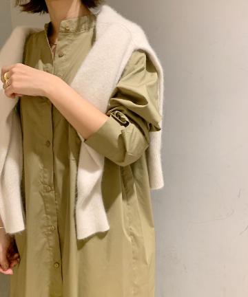 タイプライターシャツワンピース