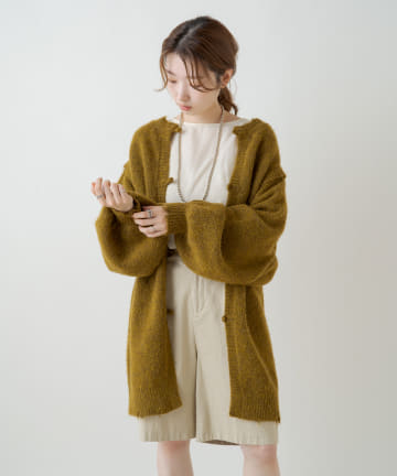 レイヤード風2WAYダメージニット