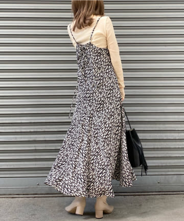 レオパードジャンパースカート