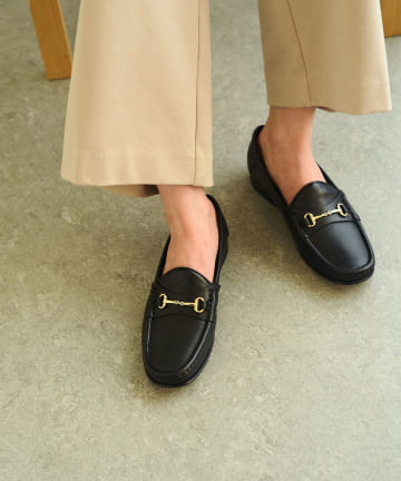 【CAMINANDO】ビットローファー/BLACK LEATHER