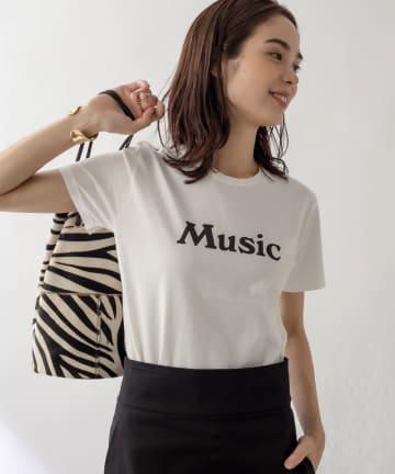 人気アイテム再入荷！【洗える・フレーバーティー】MUSIC Tシャツ