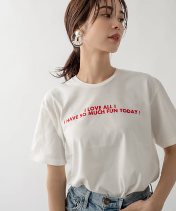 人気アイテム再入荷！【洗える・フレーバーティー】I LOVE ALL Tシャツ