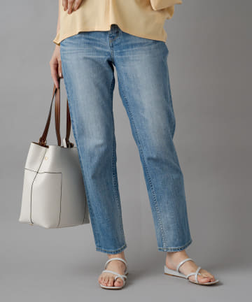 【YANUK/ヤヌーク】ストレートデニムパンツ ANNETTE/アネット