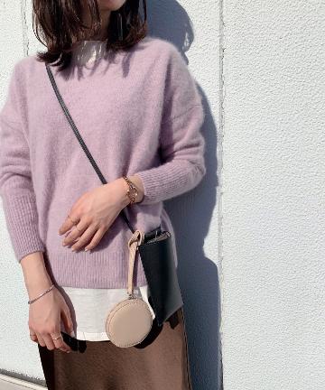 ラクーンVネックニットプルオーバー