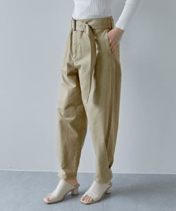 ベルテッドワークパンツ