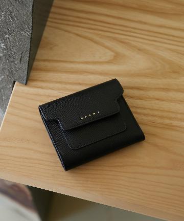 【MARNI】スクエアフラップウォレット