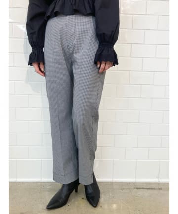 [mline] WEB限定 ギンガムチェックパンツ