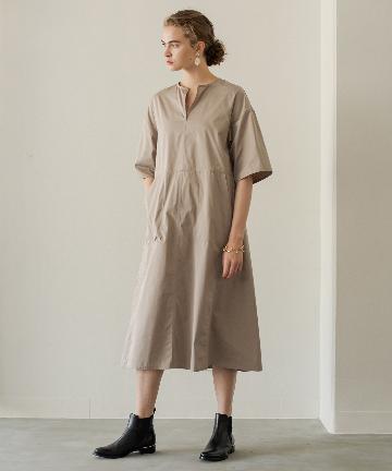 【TICCA/ティッカ】キーネックロングドレス