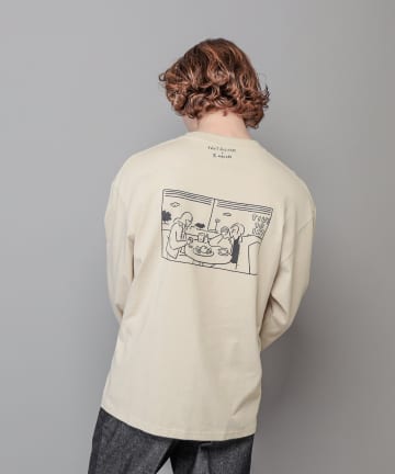 【FRUIT OF THE LOOM】長場 雄  別注プリントポケットTシャツ