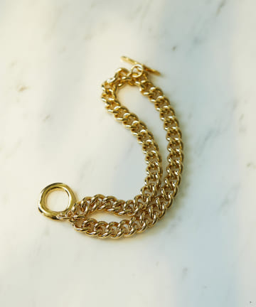【MODERN WEAVING】DoubleCurbChain Bracelet