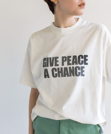 【R JUBILEE】別注ロゴTシャツ/GIVE PEACE A CHANGE