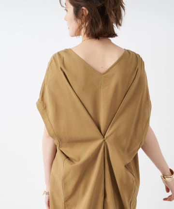 【《デザイン変化が楽しめる》洗える】2wayバックシャンワンピース